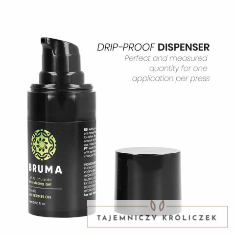 BRUMA Balsam wzmacniający o smaku arbuza 15 ml - Ultraślizgowa formuła BRUMA