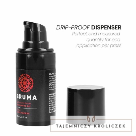 BRUMA Żel intymny o smaku truskawkowym 15 ml - balsam wzmacniający BRUMA