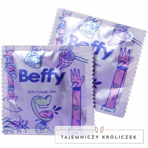 Beffy Bariera Oralna Lateksowa Ultra-Cienka 2 sztuki BEFFY