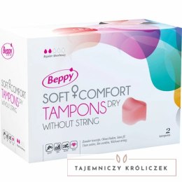 Beppy Comfort Soft - tampony higieniczne bez sznurka, suche, 2 sztuki BEPPY
