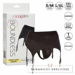 CalExotics Boundless Stringi z Podwiązką L/XL - Regulowany Pas i O-Ring CALEXOTICS