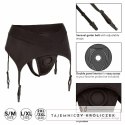 CalExotics Boundless Stringi z Podwiązką L/XL - Regulowany Pas i O-Ring CALEXOTICS