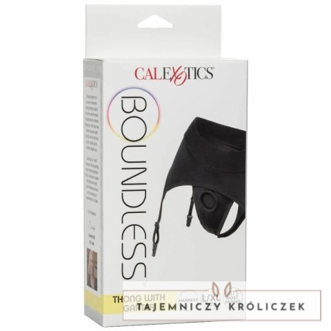 CalExotics Boundless Stringi z Podwiązką L/XL - Regulowany Pas i O-Ring CALEXOTICS