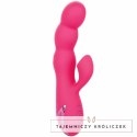 CalExotics California Dreaming Oceanic Motion - silikonowy masażer z funkcją ssania, niebieski CALEXOTICS
