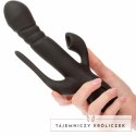 CalExotics Euphoria Triple Action Black - masażer wielofunkcyjny, silikonowy CALEXOTICS