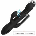 CalExotics Euphoria Triple Action Black - masażer wielofunkcyjny, silikonowy CALEXOTICS