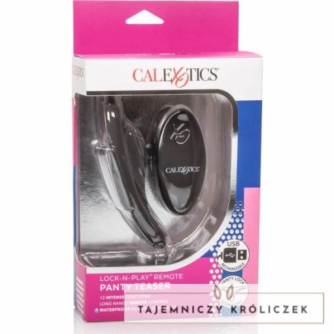 CalExotics XO Remote Lock N Play - system wibracyjny z pilotem, silikonowy CALEXOTICS