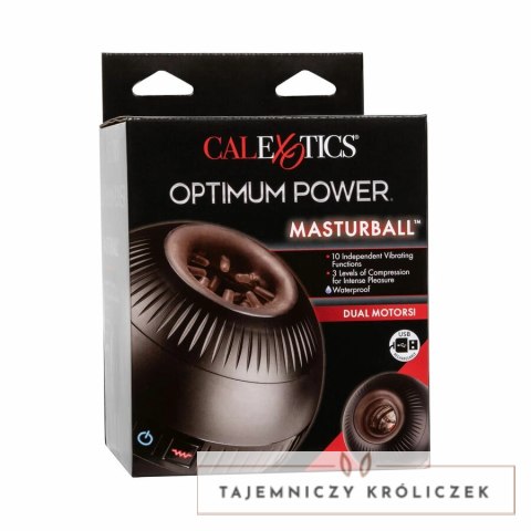 CalExotics Optimum Power Masturball - System Kompresji i Wibracji USB 11,5 cm CALEXOTICS