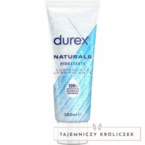 Durex Naturals Żel Nawilżający 100 ml - Naturalny, Bez Zapachu, pH Neutralne Durex