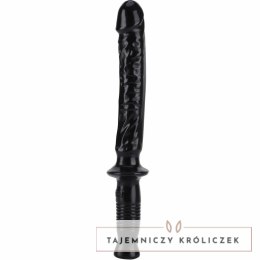 GET REAL Manhandler 38 cm czarny - pałka intymna z uchwytem PVC GET REAL