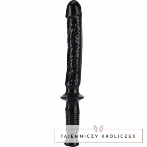 GET REAL Manhandler 38 cm czarny - pałka intymna z uchwytem PVC GET REAL