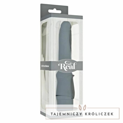 Get Real Classic Black - silikonowy model intymny 17,5 cm, wodoodporny GET REAL