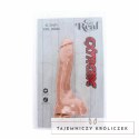 Get Real Extreme XXL Model 28 cm jasny beż z przyssawką GET REAL