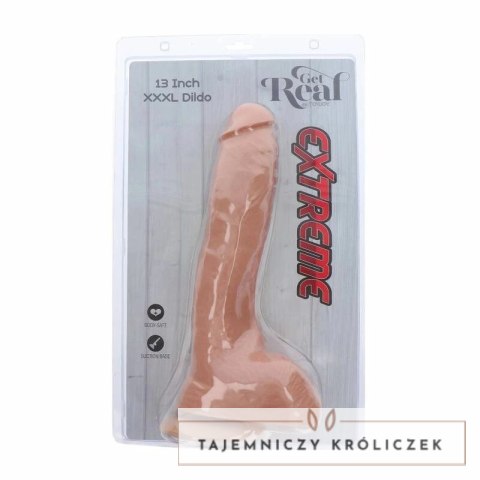 Get Real Extreme XXXL model 34 cm jasny odcień z przyssawką GET REAL
