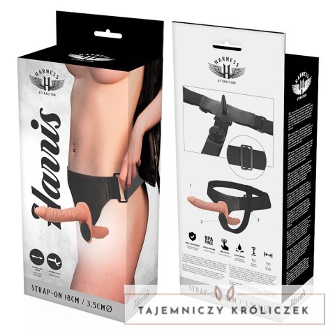 Harness Attraction Harris - system z podwojnym modułem wibracyjnym 18 cm HARNESS ATTRACTION
