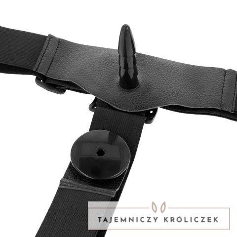 Harness Attraction Rodney - Podwojna uprząż z dwoma modułami wibracyjnymi 18 cm/3,5 cm HARNESS ATTRACTION