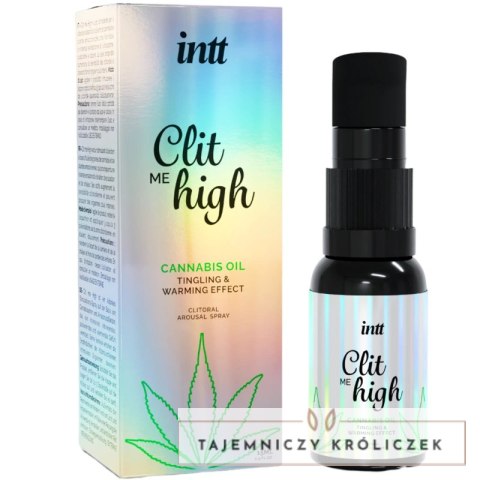 INTT Releases Clit Me High spray z olejem konopnym 15 ml INTT