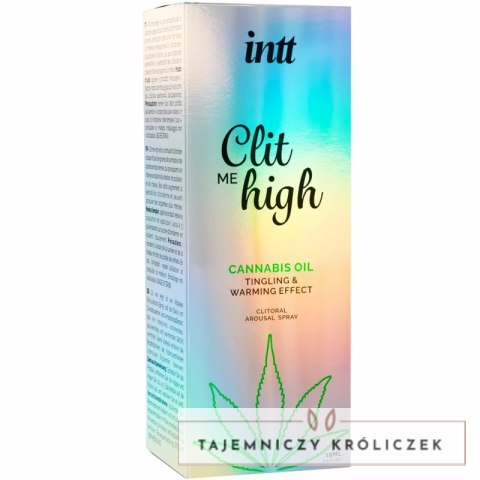INTT Releases Clit Me High spray z olejem konopnym 15 ml INTT