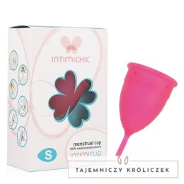 Intimichic Cup S silikonowa kubeczka menstruacyjna medyczna, woreczek INTIMICHIC