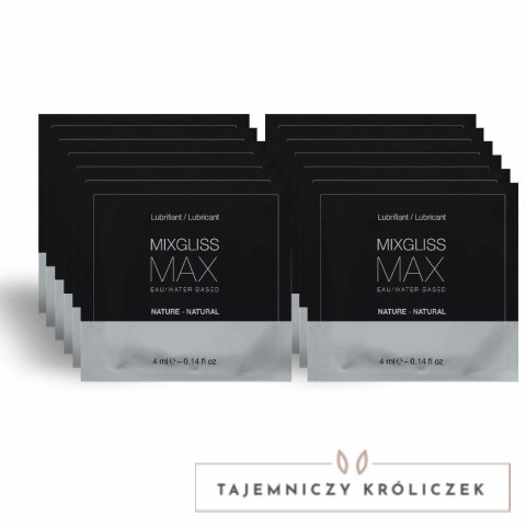 MIXGLISS Max Dilator Żel intymny nawilżający 12x4ml bezzapachowy MIXGLISS