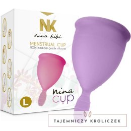Nina Kiki Kubeczek Menstruacyjny L Fioletowy Silikon Medyczny NINA KIKI
