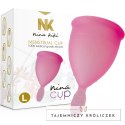 Nina Kiki kubeczek menstruacyjny L rożowy silikon medyczny NINA KIKI