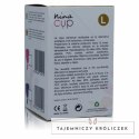 Nina Kiki kubeczek menstruacyjny L rożowy silikon medyczny NINA KIKI