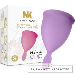 Nina Kiki kubeczek menstruacyjny S fioletowy silikon medyczny NINA KIKI