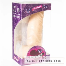 PINK ROOM Dayan model 17 cm, anatomiczny, z przyssawką, hipoalergiczny PINK ROOM
