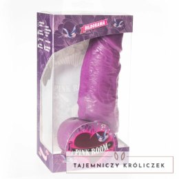 PINK ROOM Dayan model fioletowy 17 cm z przyssawką silikonową PINK ROOM