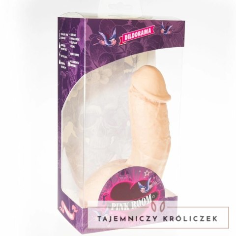 PINK ROOM Elian model anatomiczny z przyssawką 17,5 cm PINK ROOM