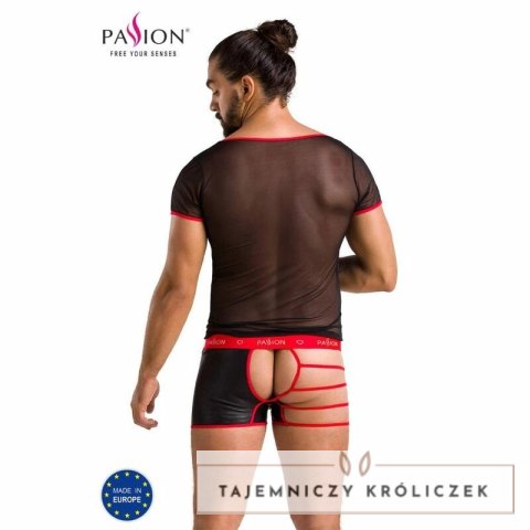 Passion 055 Komplet Czarny L/XL - Nowoczesny Design, Certyfikat Oeko-Tex Passion