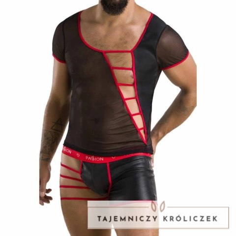 Passion 055 Komplet Czarny L/XL - Nowoczesny Design, Certyfikat Oeko-Tex Passion