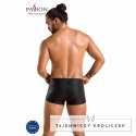 Passion Patrick 050 Szorty męskie czarne L/XL z certyfikatem Oeko-Tex Passion