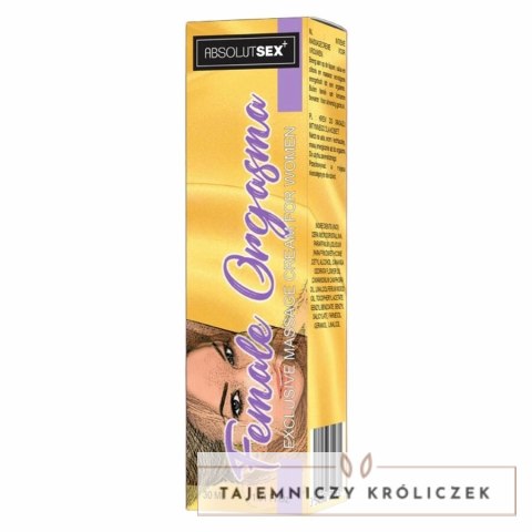 RUF Female Orgasma krem do masażu intymnego z kamforą i witaminą E 30ml RUF