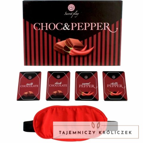 SecretPlay Choc & Pepper - gra karciana dla par, zestaw FR/PT SECRETPLAY