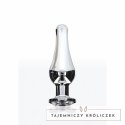TOYJOY Diamond Bum Bijou Small - aluminiowy model z kryształem srebrnym TOYJOY