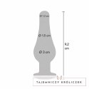 TOYJOY Diamond Bum Bijou Small - aluminiowy model z kryształem srebrnym TOYJOY