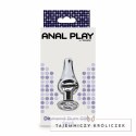 TOYJOY Diamond Bum Bijou Small - aluminiowy model z kryształem srebrnym TOYJOY