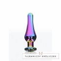 ToyJoy Twilight Bum Bijou Mały Plug Aluminiowy z Kolorowym Kryształem TOYJOY