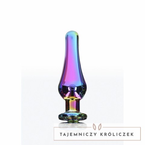 ToyJoy Twilight Bum Bijou Mały Plug Aluminiowy z Kolorowym Kryształem TOYJOY