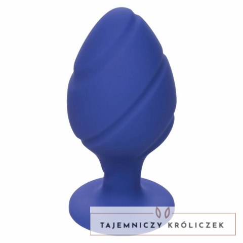 CalExotics Cheeky Plug fioletowy silikonowy z przyssawką rozmiar S CALEXOTICS