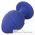 CalExotics Cheeky Plug fioletowy silikonowy z przyssawką rozmiar S CALEXOTICS