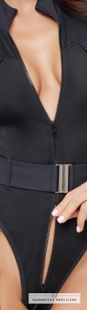 Cottelli Costumes Body Policyjne z Paskami Do Pończoch M Czarny Cottelli