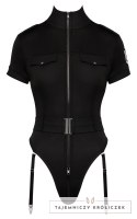 Cottelli Costumes Body Policyjne z Paskami Do Pończoch M Czarny Cottelli