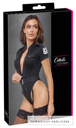 Cottelli Costumes Body Policyjne z Paskami do Pończoch S Czarny Cottelli