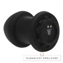 Doc Johnson Robo Rimmer X - Wibrujący Plug z Funkcją Rotacji, Czarny Doc Johnson