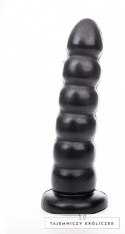 Hung System Yoo-Hoo 27,5 cm Czarny model anatomiczny z podstawą przyssawką Hung System