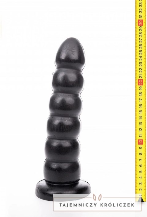 Hung System Yoo-Hoo 27,5 cm Czarny model anatomiczny z podstawą przyssawką Hung System