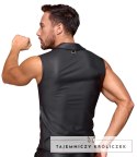 NEK Koszulka Męska Czarna Matowa Bez Rękawow 2XL Zatrzaski NEK
